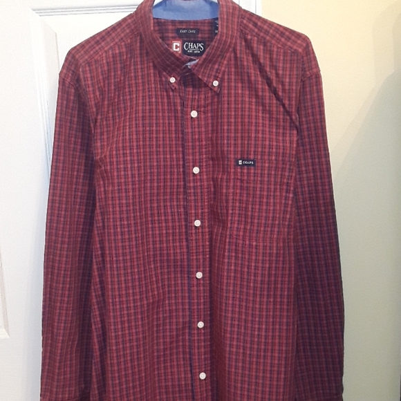 Chaps Other - Men's Chaps Long Sleeve Button Down Shirt